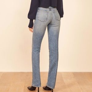 Reformation mid rise bootcut jeans